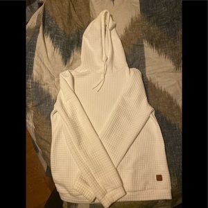 Cream/ white  hoodie